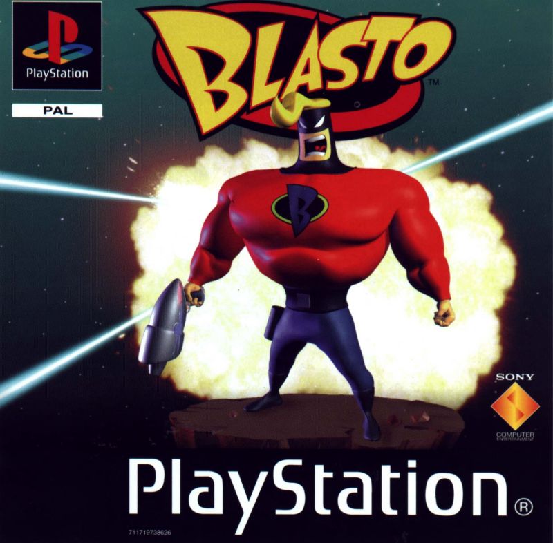 Blasto (német, kisfüzet nélkül) - PlayStation 1 Játékok