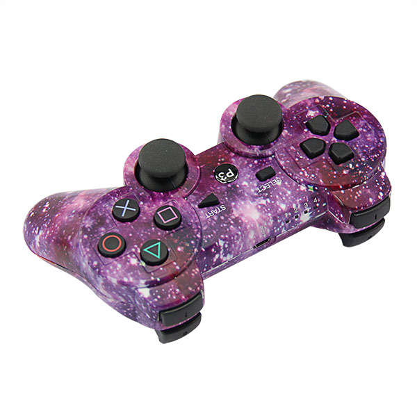 P3 PlayStation 3 Wireless Controller (Purple Star Camouflage) - PlayStation 3 Kontrollerek