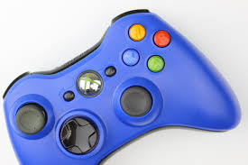 Xbox 360 Wireless Controller Blue - Xbox 360 Kontrollerek