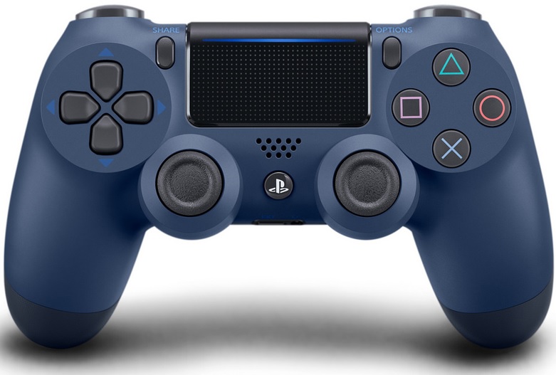 Sony Playstation 4 Dualshock 4 Controller Midnight Blue - PlayStation 4 Kontrollerek