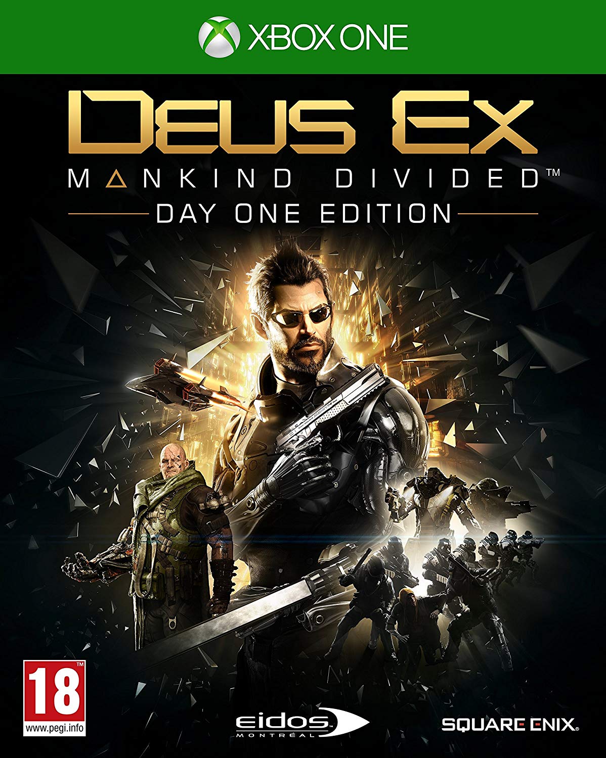 Deus Ex Makind Divided Day One Edition - Xbox One Játékok