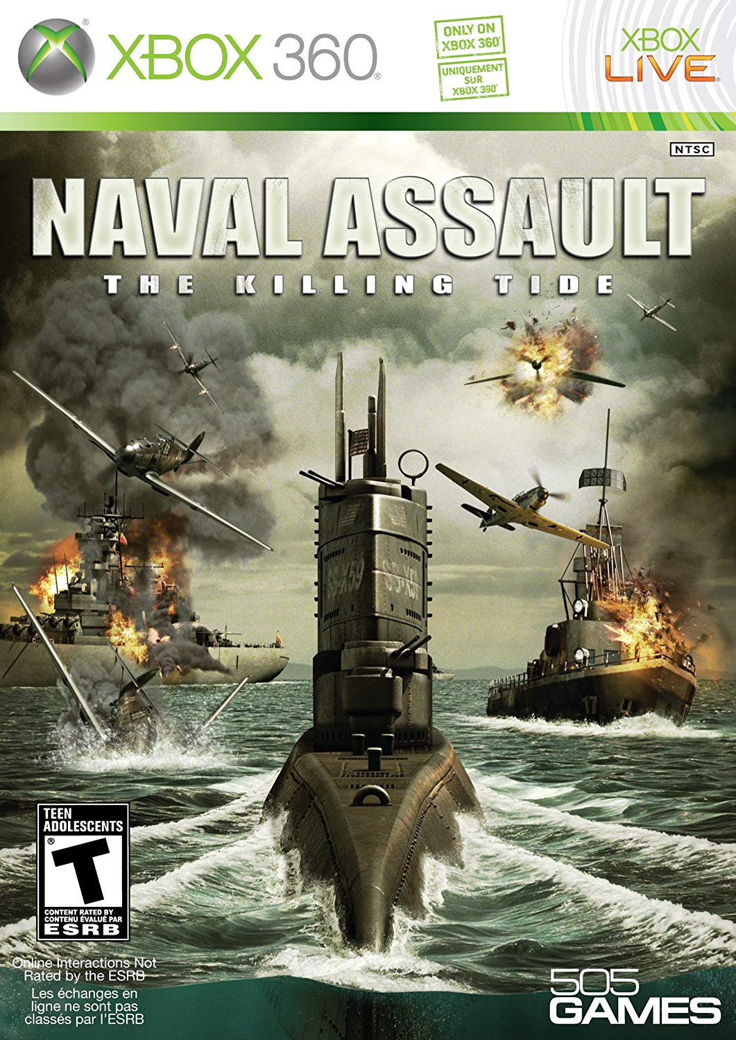 Naval Assault The Kiling Tide - Xbox 360 Játékok