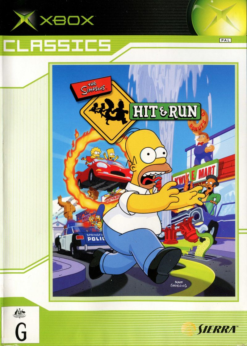 The Simpsons Hit & Run - Xbox Classic Játékok