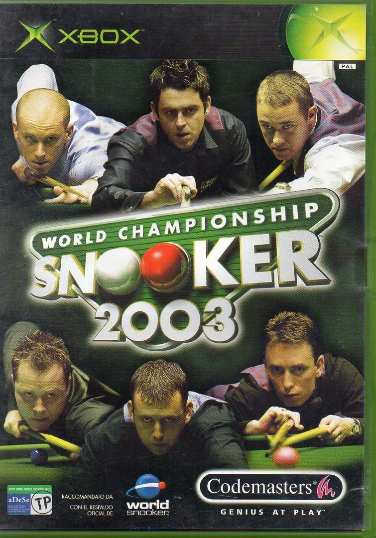 World Champion Snooker 2003 - Xbox Classic Játékok