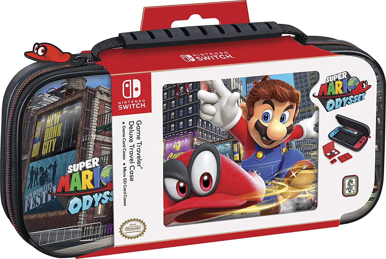 Super Mario Odyssey Deluxe Travel Case - Nintendo Switch Kiegészítők