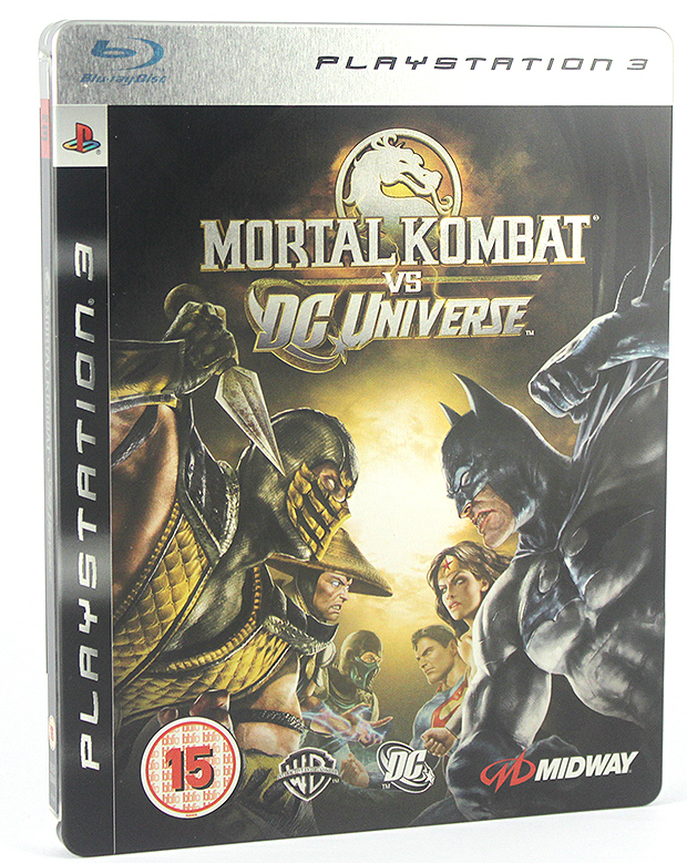 Mortal Kombat vs. DC Universe (sérült manualtartó)