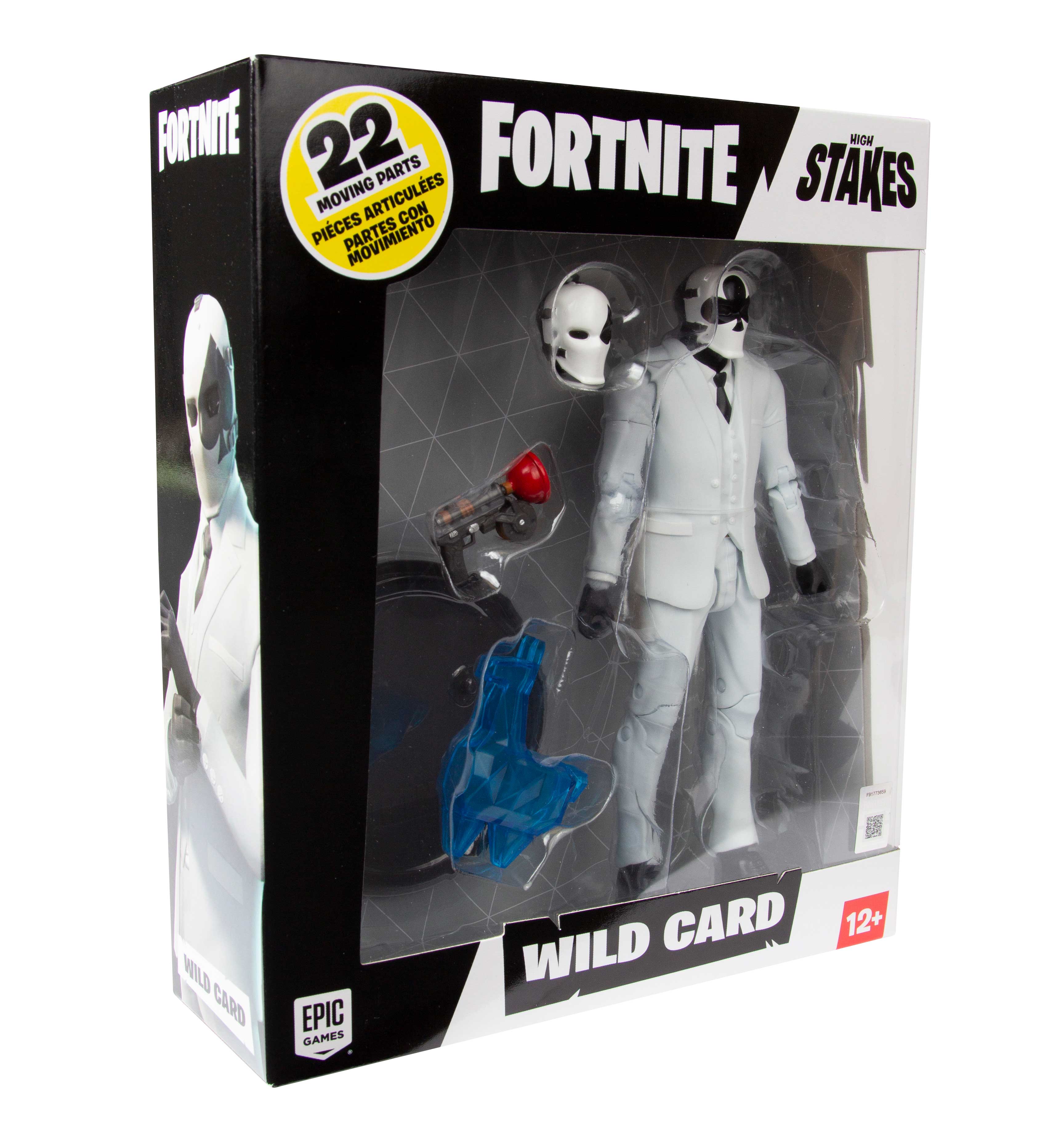 Fortnite Wild Card akciófigura - fekete (18cm)