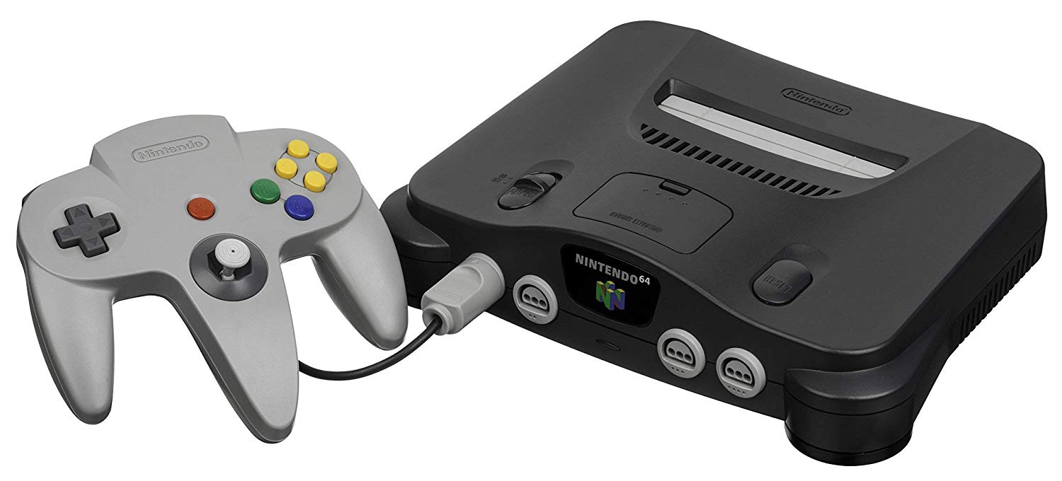 Nintendo 64 (Fekete-Szürke) (TV kábel nélkül) - Nintendo 64 Gépek
