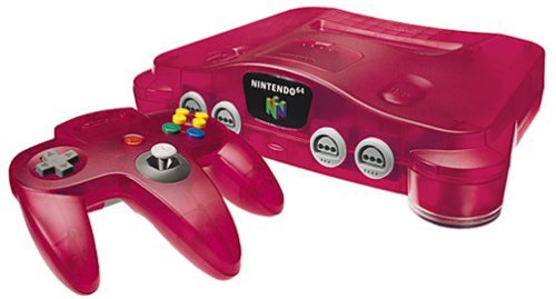 Nintendo 64 (Átlátszó piros) - Nintendo 64 Gépek