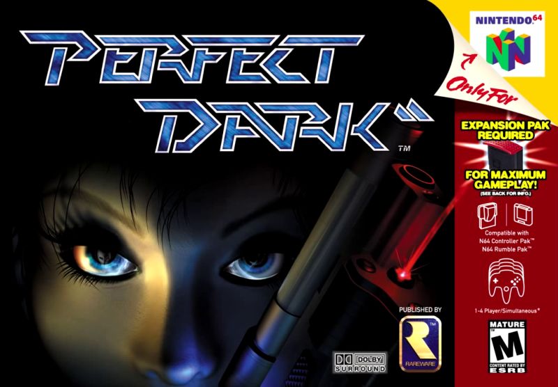 Perfect Dark (csak a kazetta) - Nintendo 64 Játékok