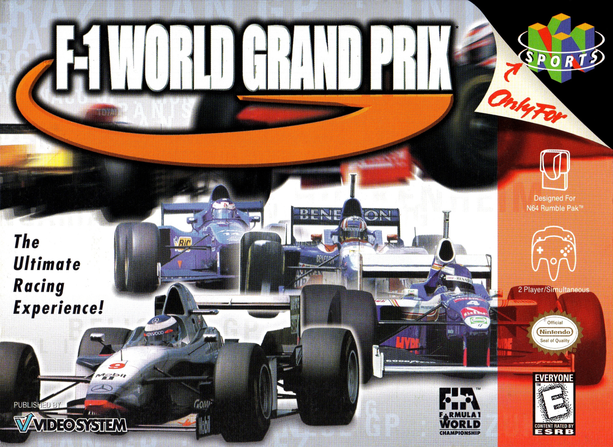 F1 World Grand Prix (csak a kazetta) - Nintendo 64 Játékok