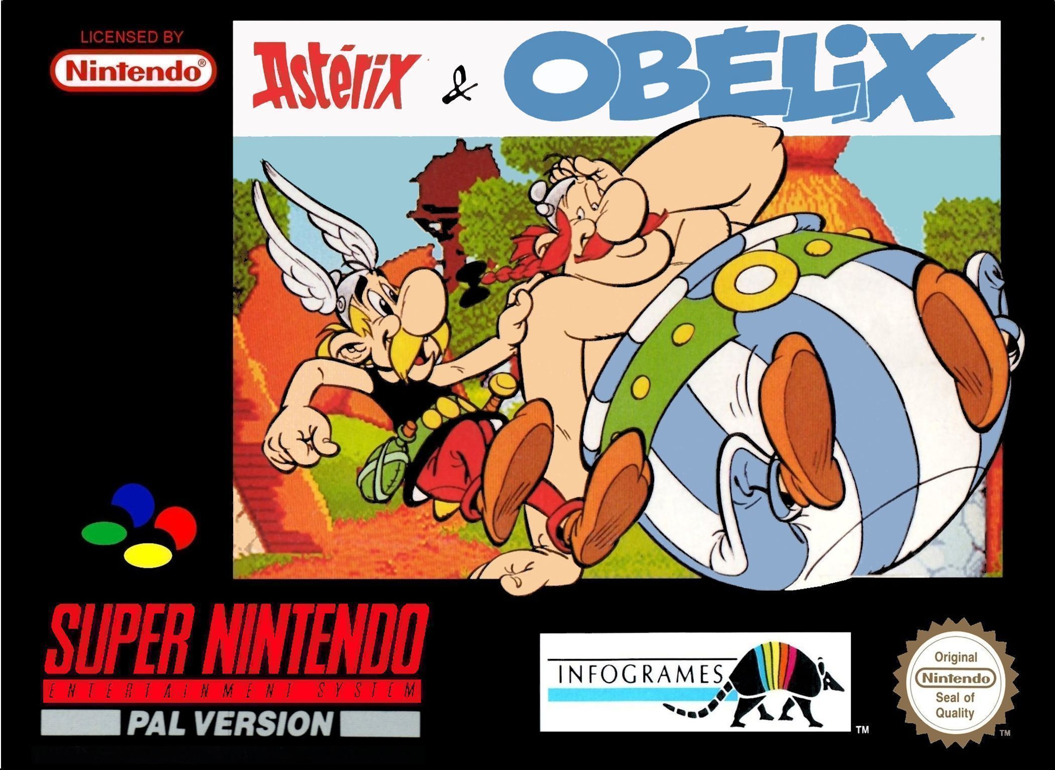 Asterix & Obelix (Csak a kazetta) - Super Nintendo Entertainment System Játékok