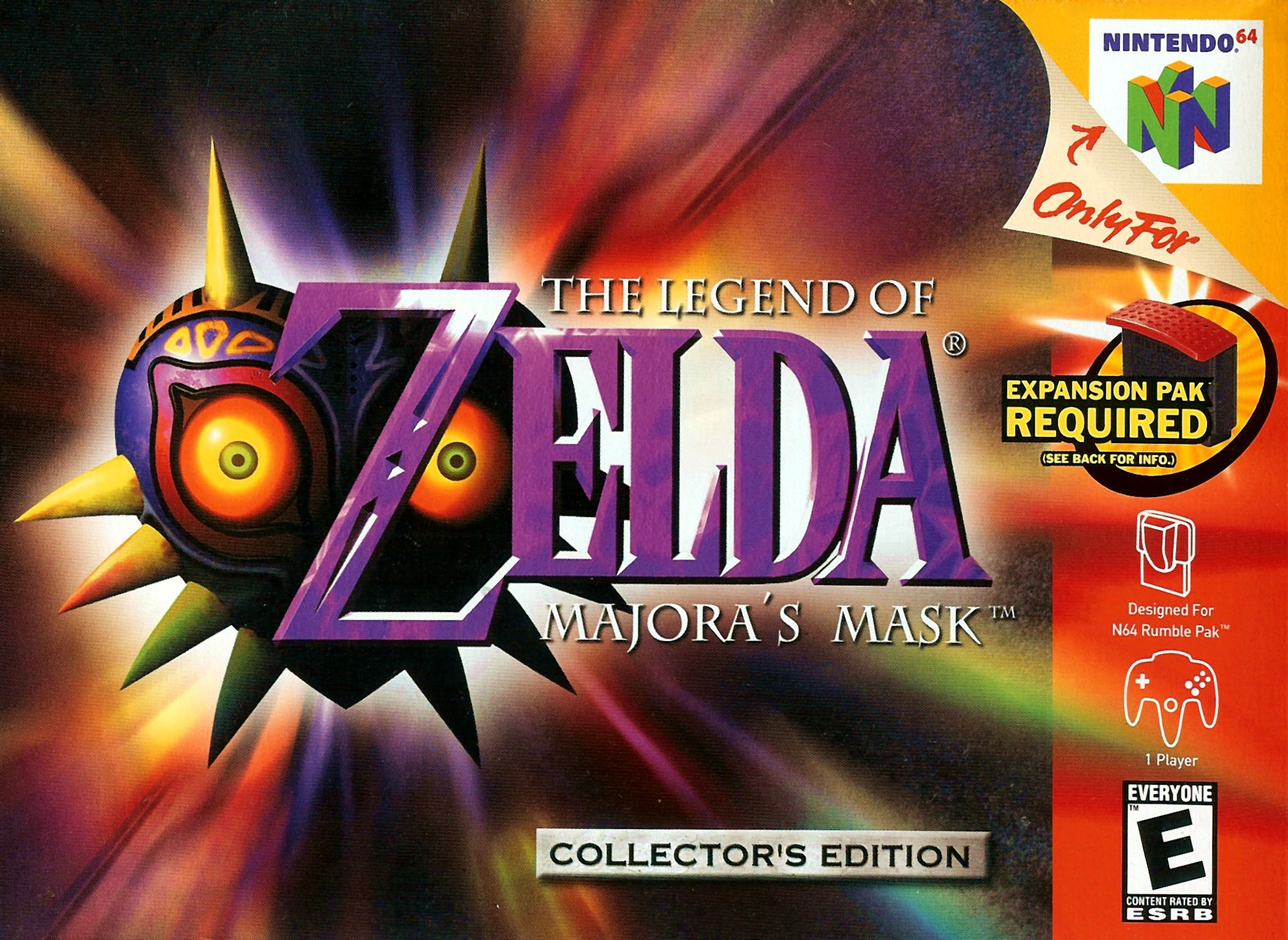 The Legend of Zelda Majoras Mask (Csak a kazetta)