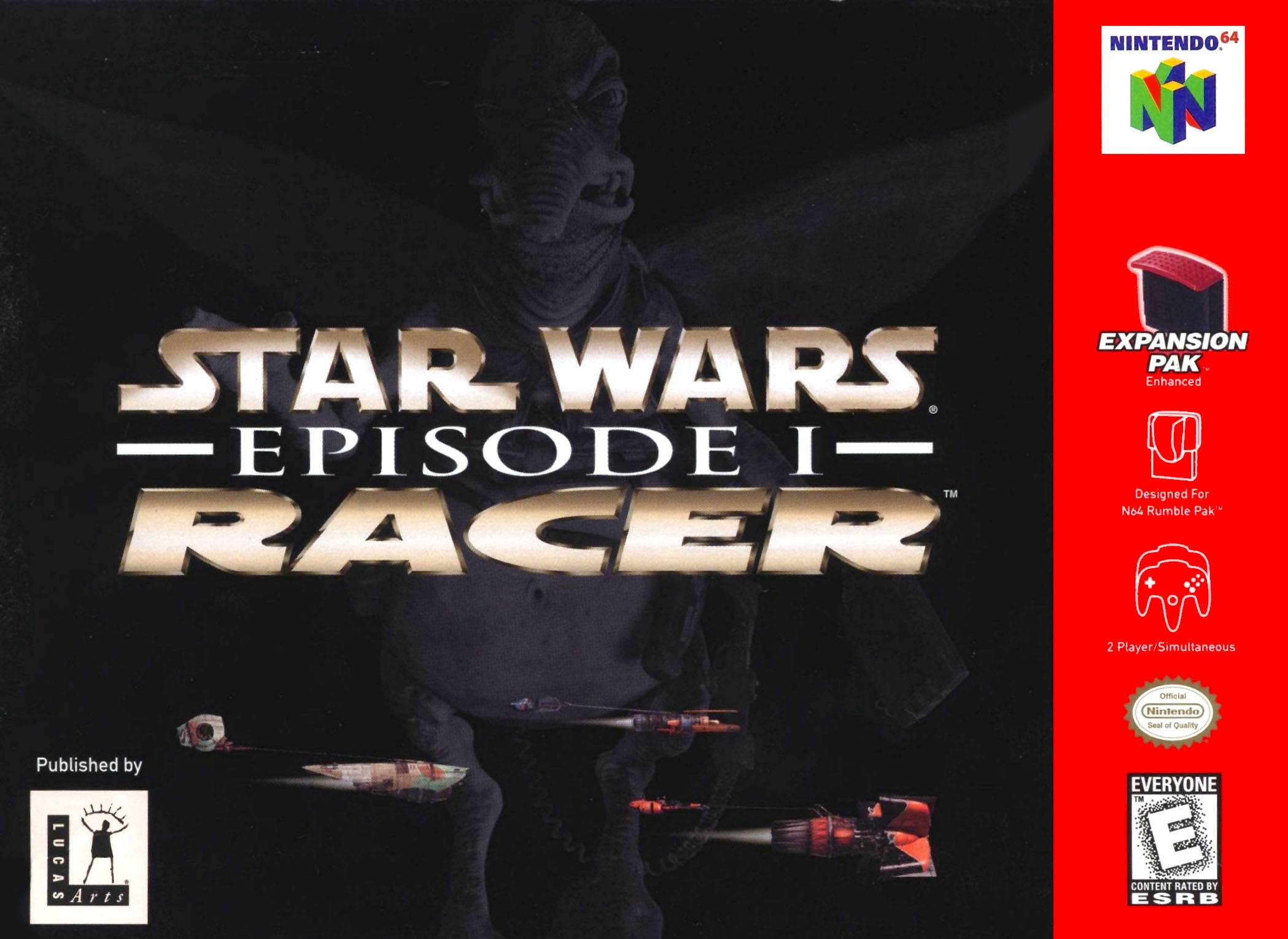 Star Wars Epidode 1 Racer (Csak a kazetta) - Nintendo 64 Játékok