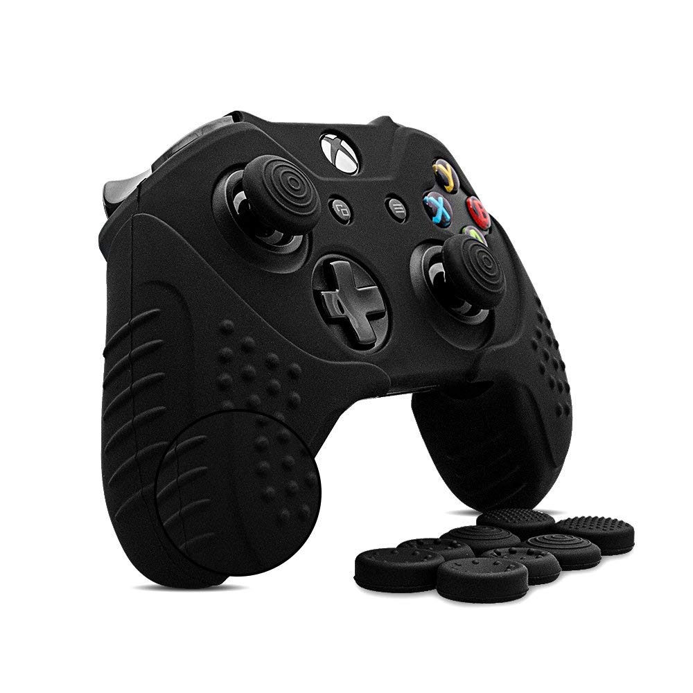Chin Fai Silicone Controller Skin for Xbox One (fekete)