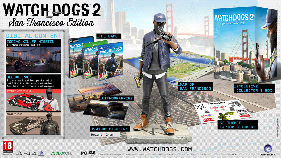Watch Dogs 2 San Francisco Edition (PS4)