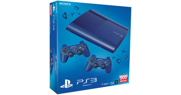 PlayStation 3 Super Slim Limited Edition Azurite Blue 500GB - PlayStation 3 Gépek