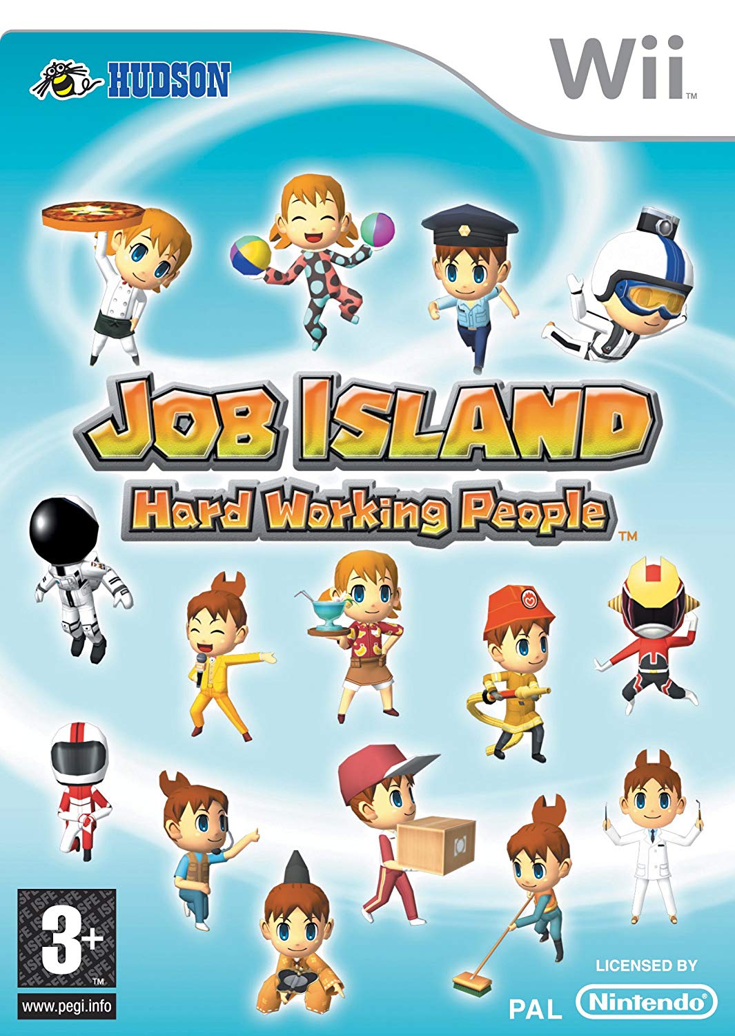 Job Island Hard Working People - Nintendo Wii Játékok