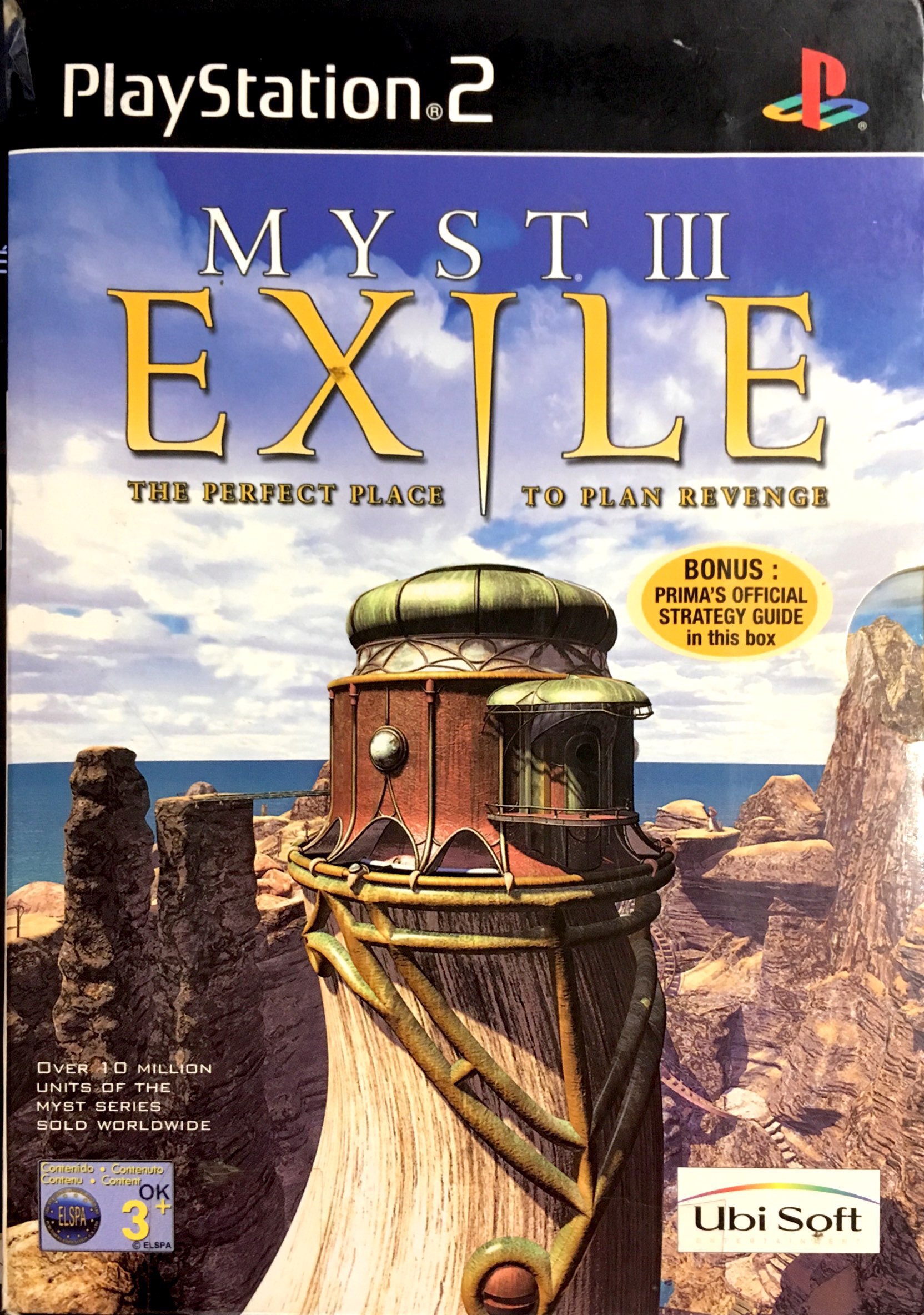 Myst III Exile + Bonus Prima Strategy Guide - PlayStation 2 Játékok