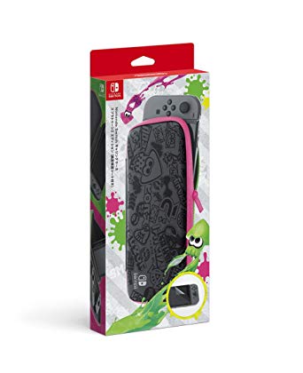 Nintendo Switch Carrying Case (Splatoon 2 Edition) + Screen Protector