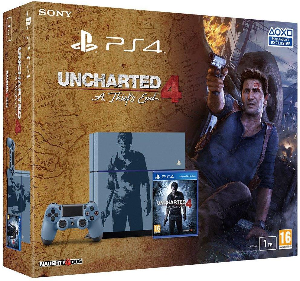 PlayStation 4 1TB Uncharted 4 Limited Edition - PlayStation 4 Gépek