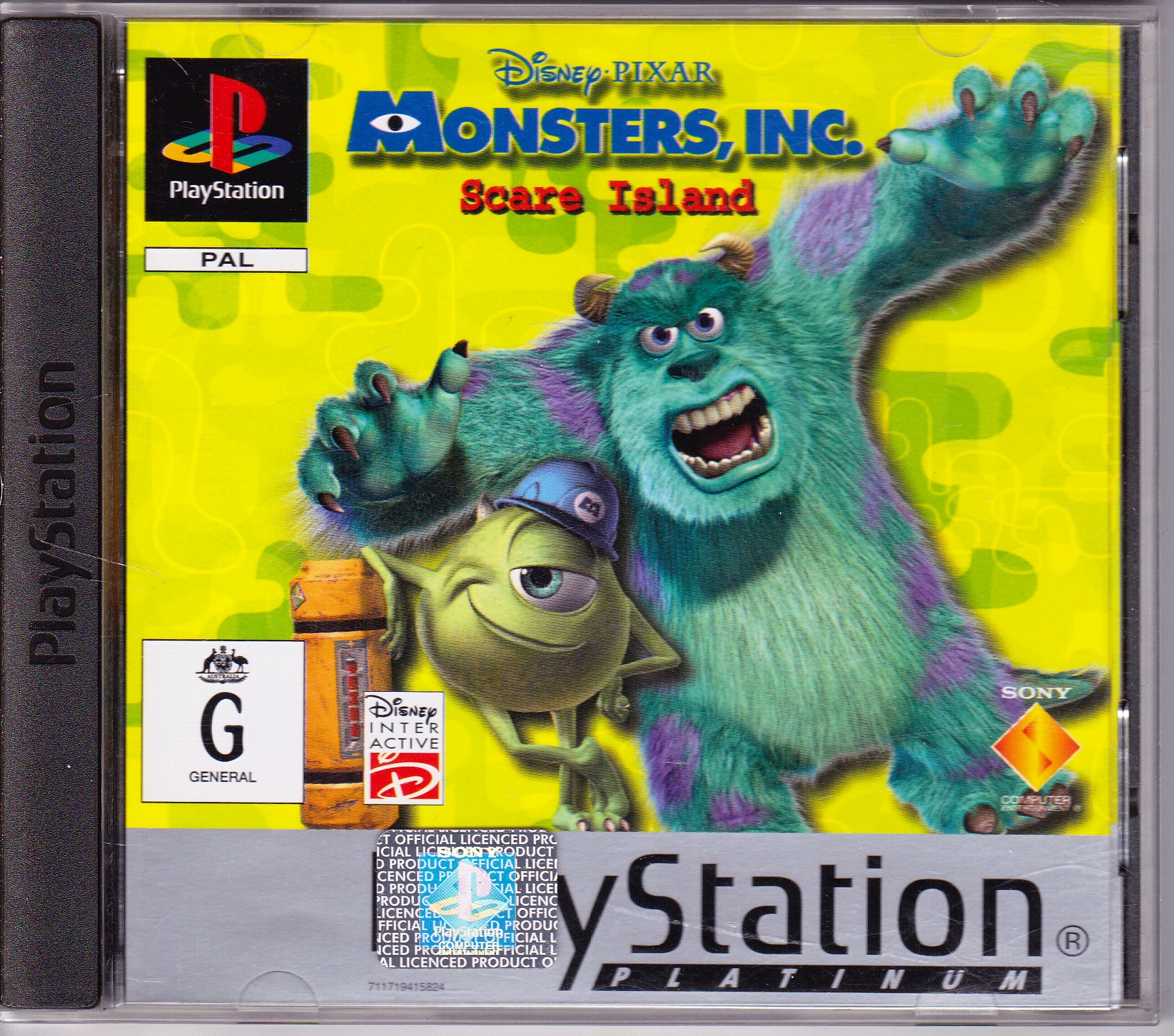 Disney Pixar Monster inc. Scare Island - PlayStation 1 Játékok