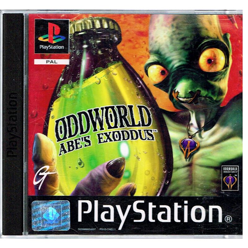 Oddworld Abes Exoddus (kiskönyv nélkül) - PlayStation 1 Játékok