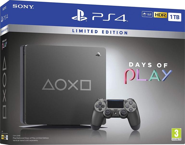PlayStation 4 Slim 1 TB Days of Play Limited Edition - PlayStation 4 Gépek