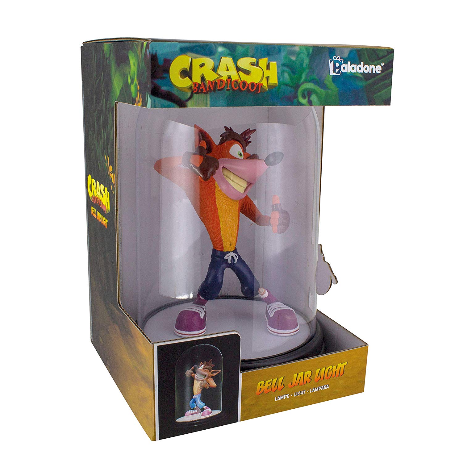 Crash Bandicoot Bell Jar Light - Ajándéktárgyak Lámpa