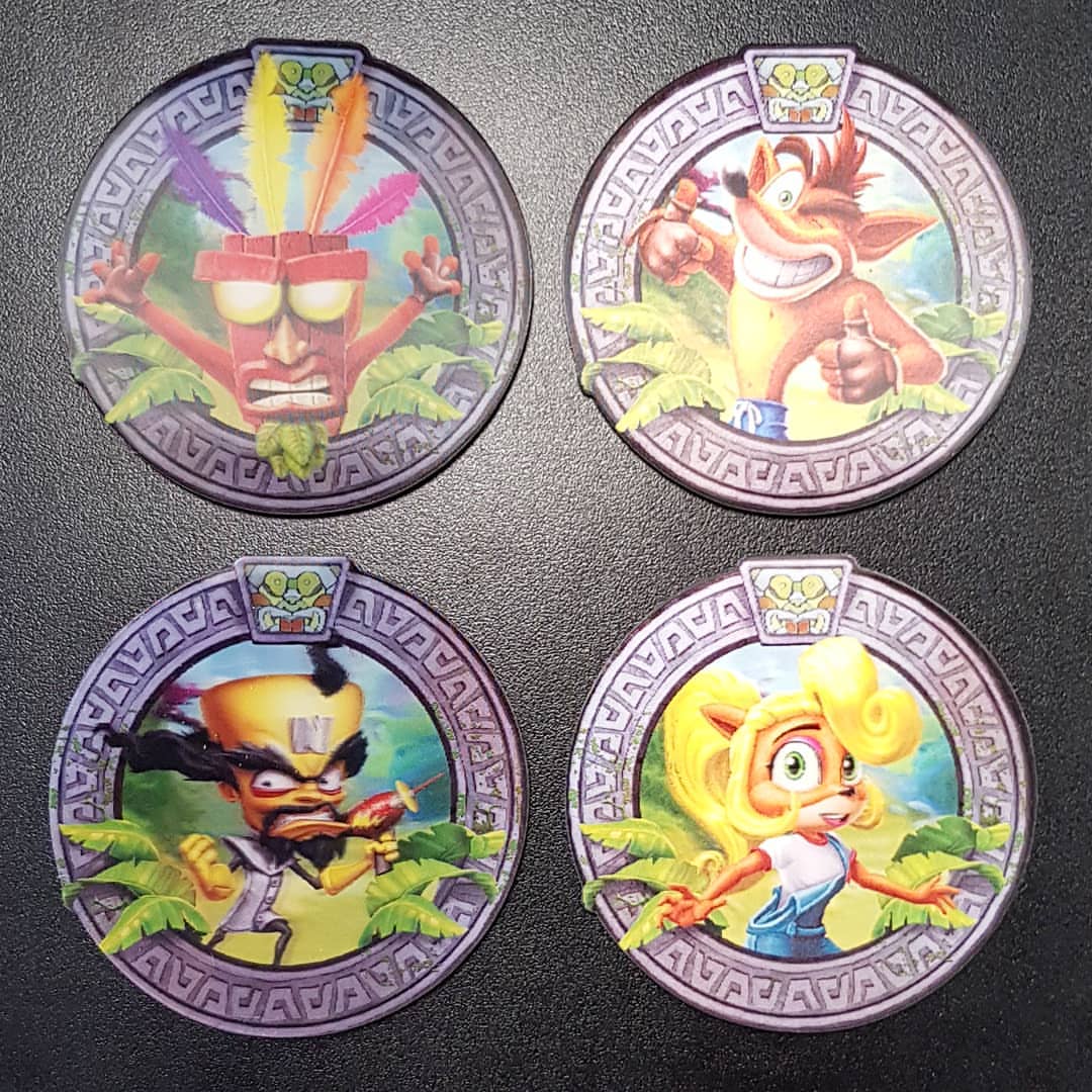 Crash Bandicoot 3D Coasters