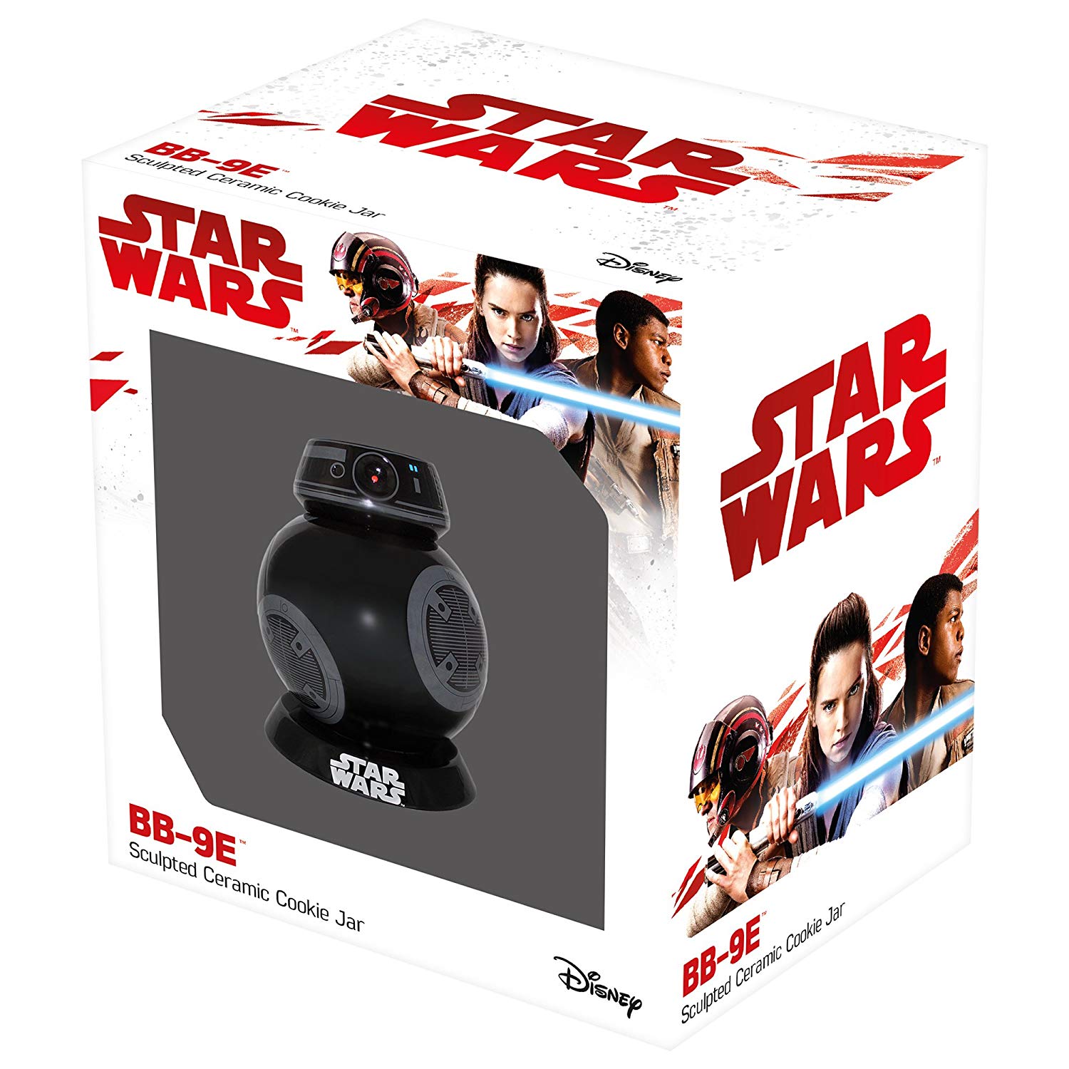 Ceramic Cookie Jar Star Wars E8 BB 9E with Sounds
