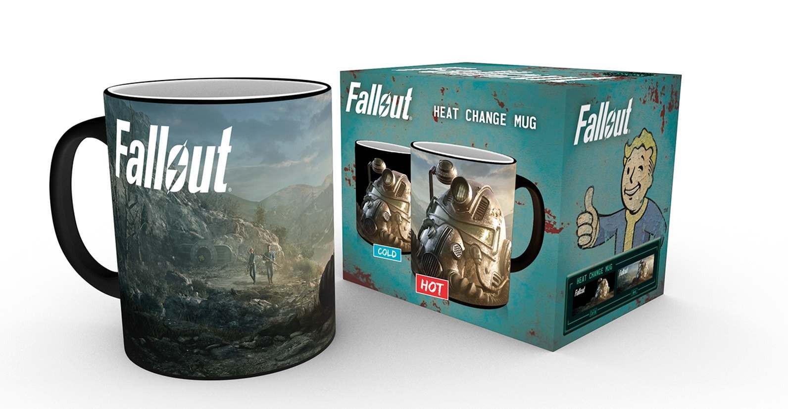 Fallout Dawn Hőre Változó Bögre - Ajándéktárgyak Bögre