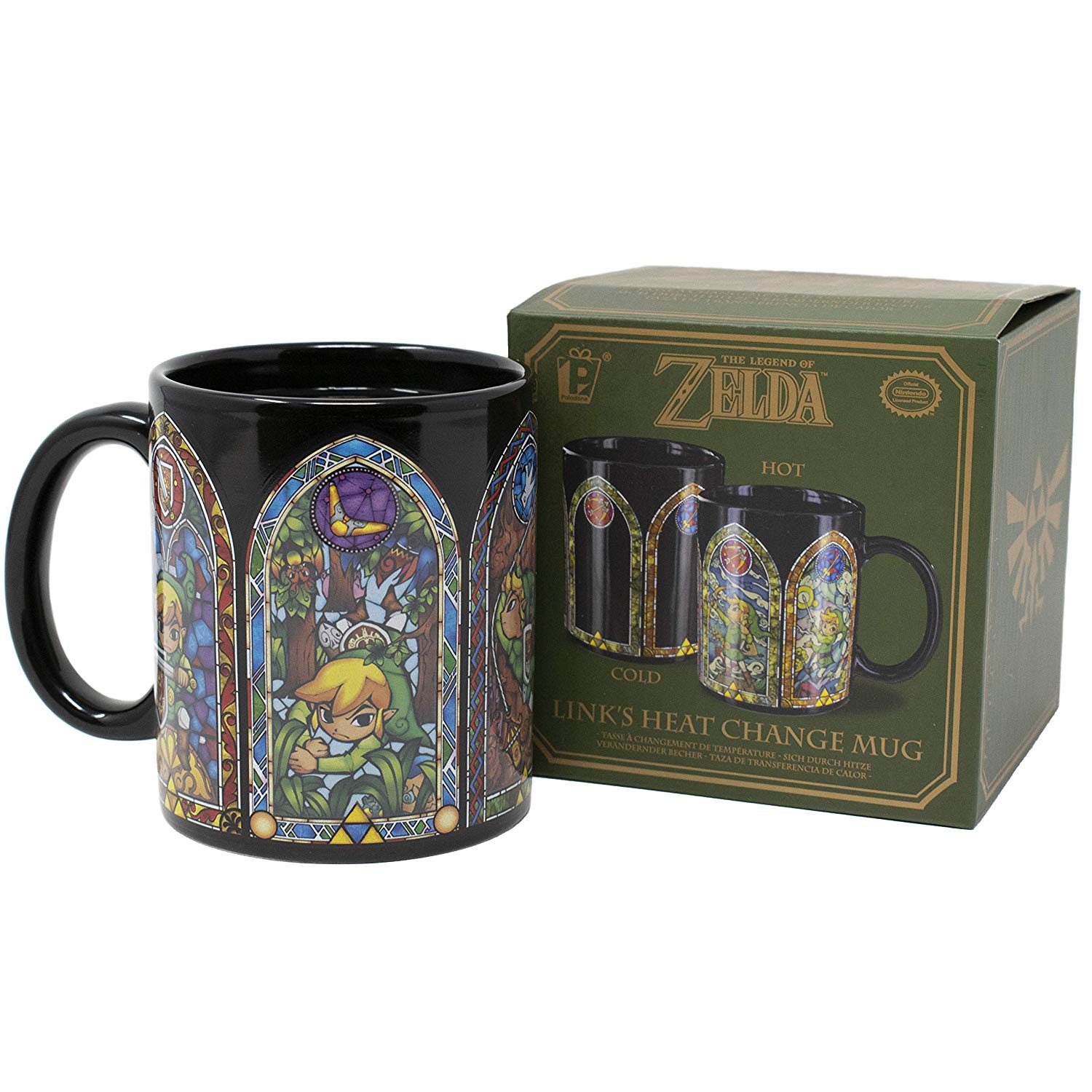 Zelda Links Hőre Változó Bögre