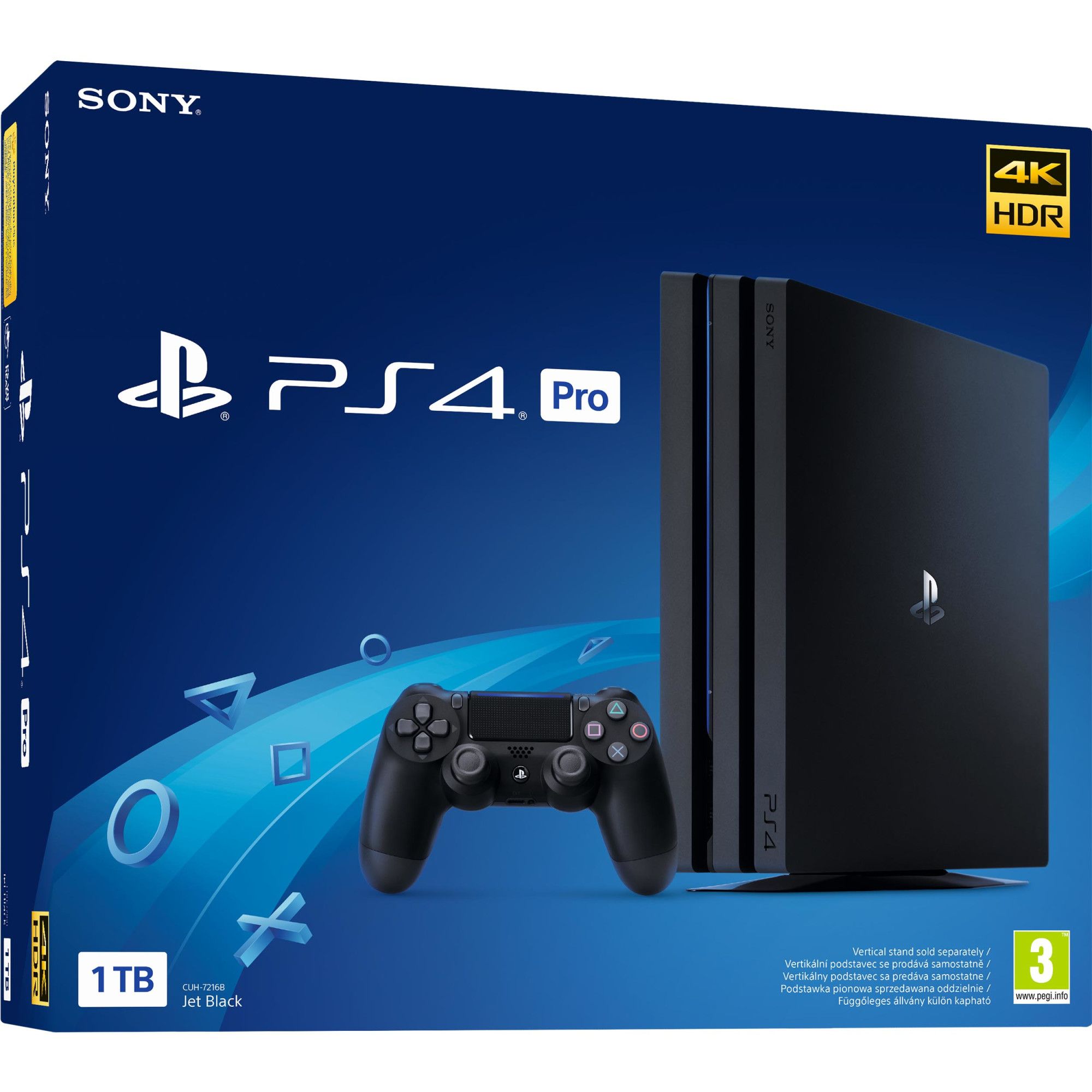 PlayStation 4 Pro 1TB (CUH-7216B) (Gyári garancia: 2021.03.)