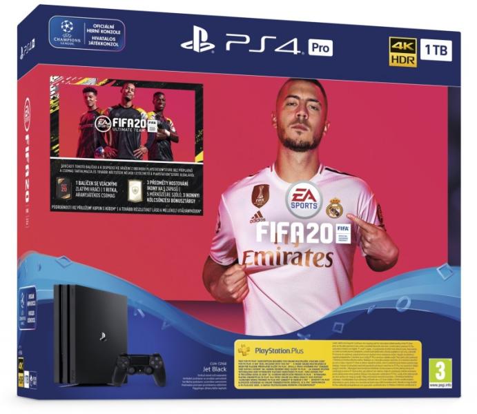 Sony PlayStation 4 Pro 1TB (PS4 Pro 1TB) + FIFA 20 - PlayStation 4 Gépek