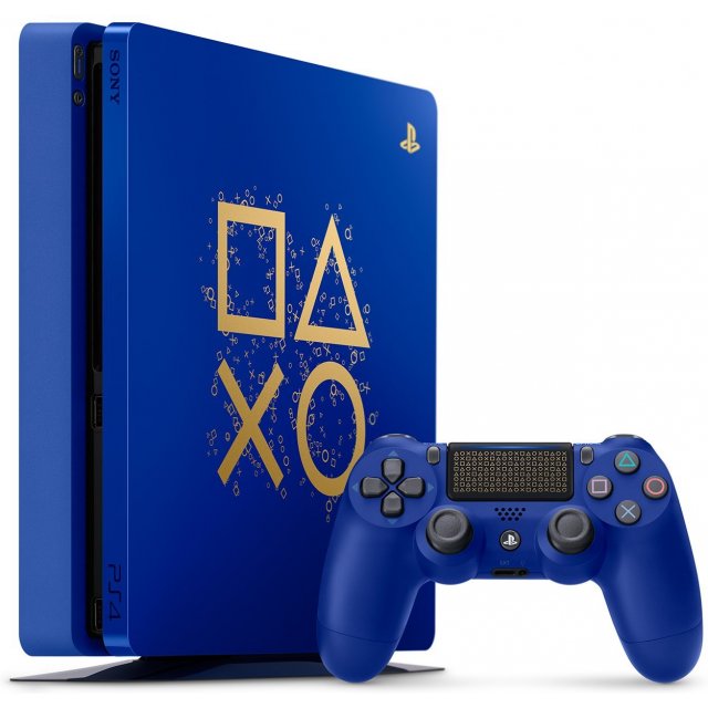 Sony PlayStation 4 Slim Blue Days of Play Limited Edition 500GB (+ kontrollerrel) - PlayStation 4 Gépek