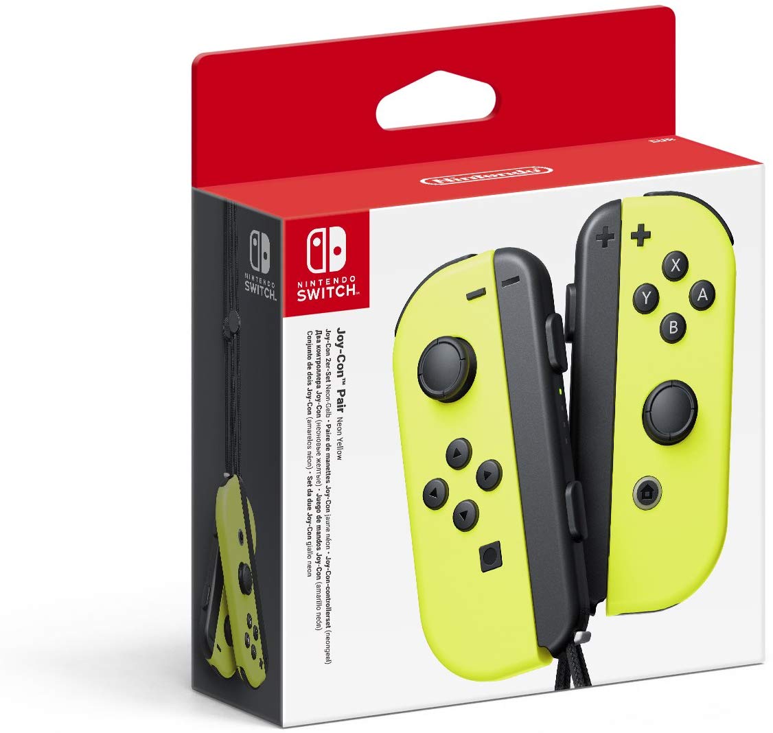 Nintendo Switch Joy-Con Neon Yellow (Duo Pack) - Nintendo Switch Kontrollerek