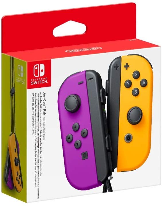 Nintendo Switch Joy-Con Neon Purple / Neon Orange (Duo Pack) - Nintendo Switch Kontrollerek