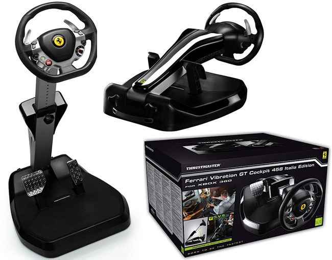 Thrustmaster Ferrari Vibration GT Cockpit 458 Italia Edition Kormány