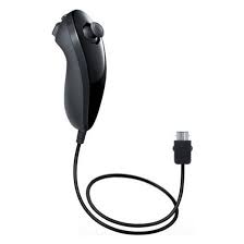 Nintendo Wii Nunchuk Controller Fekete