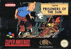 Adventures of Tintin Prisoners of the Sun (német, csak a kazetta) - Super Nintendo Entertainment System Játékok