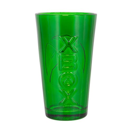 Xbox shaped glass (green)