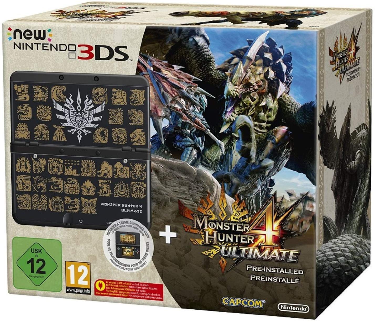 New Nintendo 3DS Monster Hunter 4 Ultimate Edition - Nintendo 3DS Gépek
