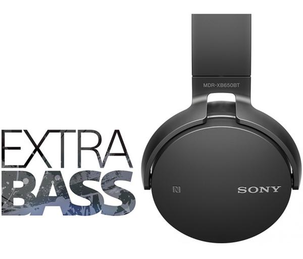 Sony MDR-XB650BT Fekete - Kiegészítők Headset