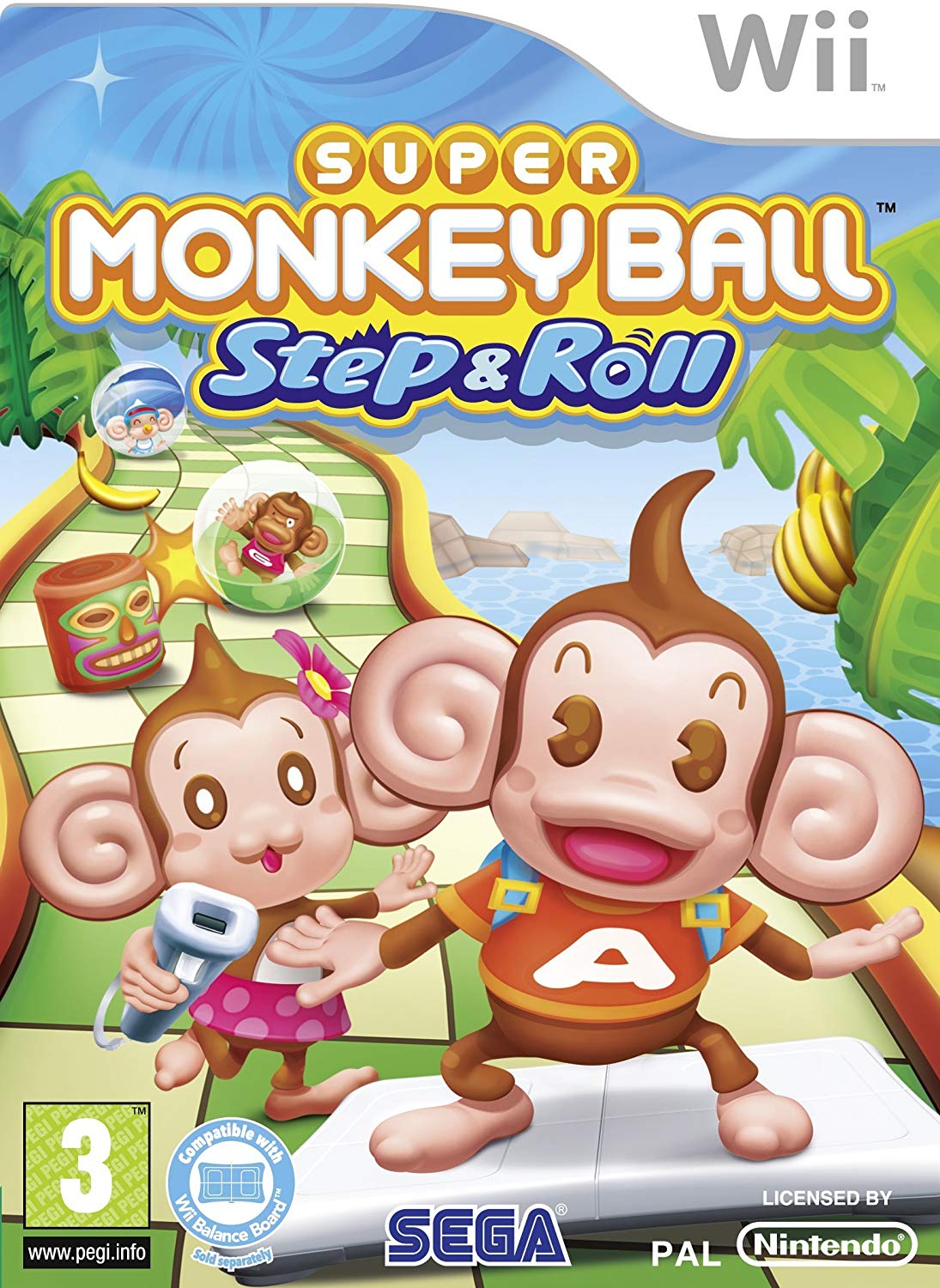 Super Monkey Ball Step and Roll - Nintendo Wii Játékok