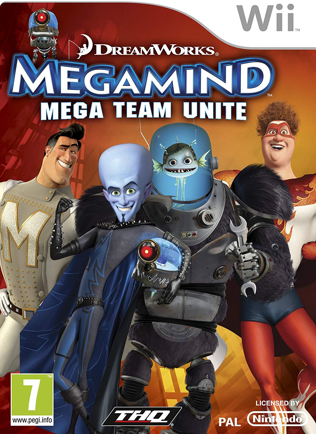 Dreamworks Megamind Mega Team Unite - Nintendo Wii Játékok