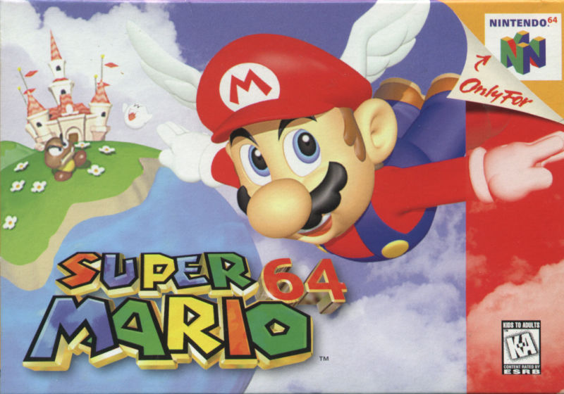 Super Mario 64 (NTSC, kiskönyv nélkül)