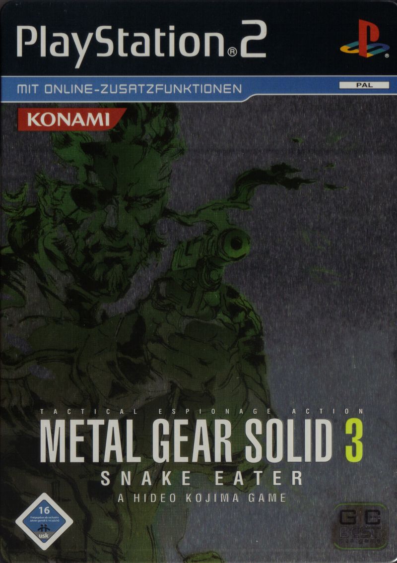Metal Gear Solid 3 Snake Eater Steelbook Edition (német) - PlayStation 2 Játékok