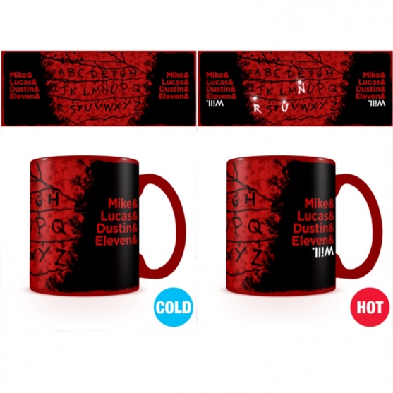 Stranger Things hőre változó bögre (330ml)