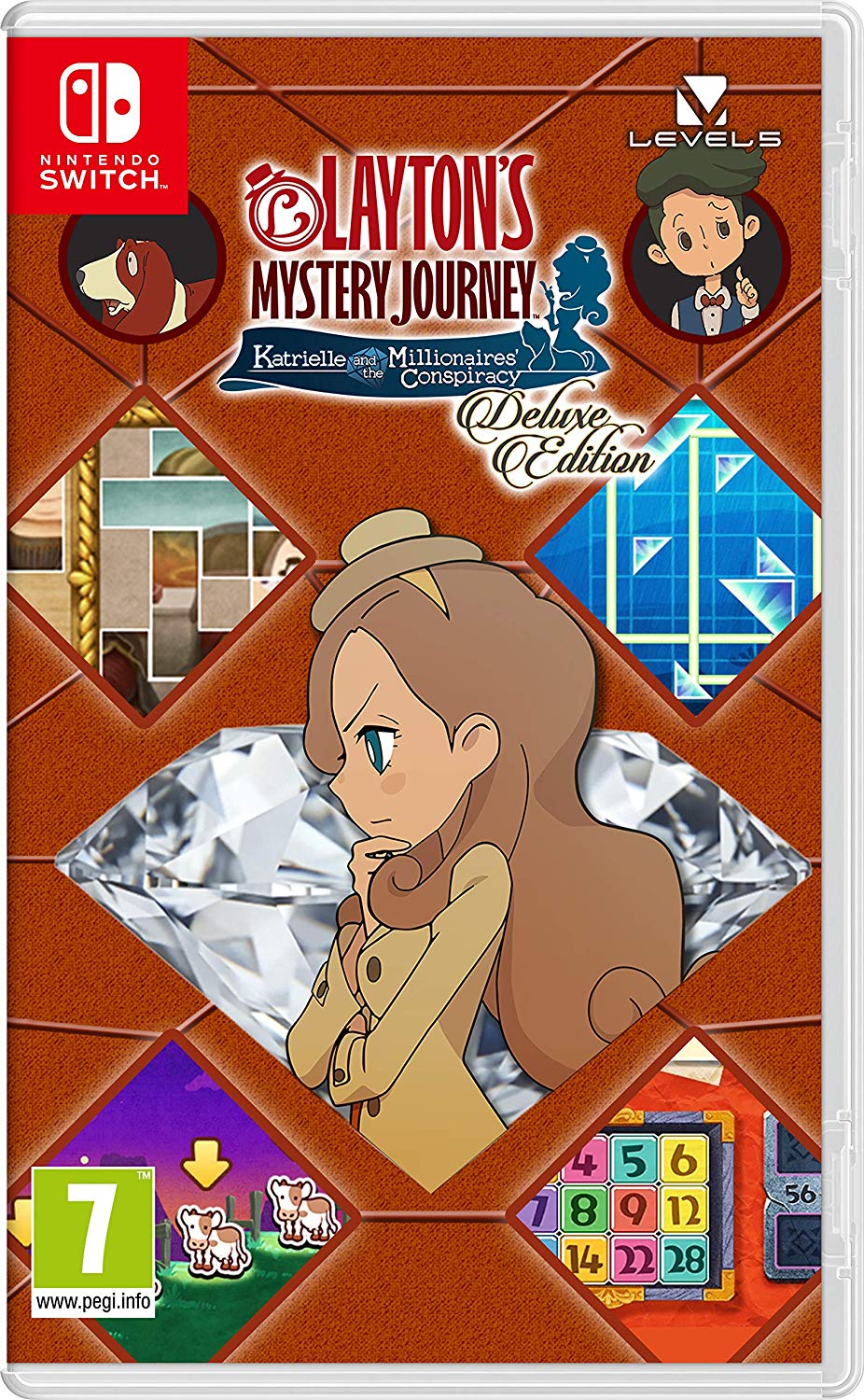 Laytons Mystery Journey Katrielle and the Millionaires Conspiracy Deluxe Edition - Nintendo Switch Játékok